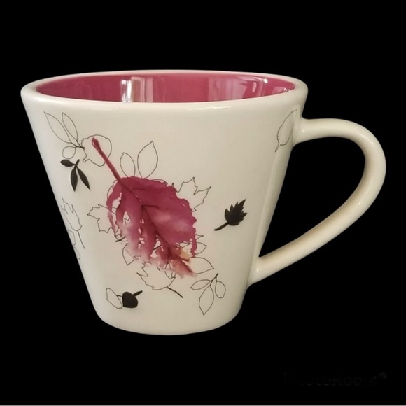 2007 Starbucks Coffee Mug with Red Leaf - Picture 3 of 5